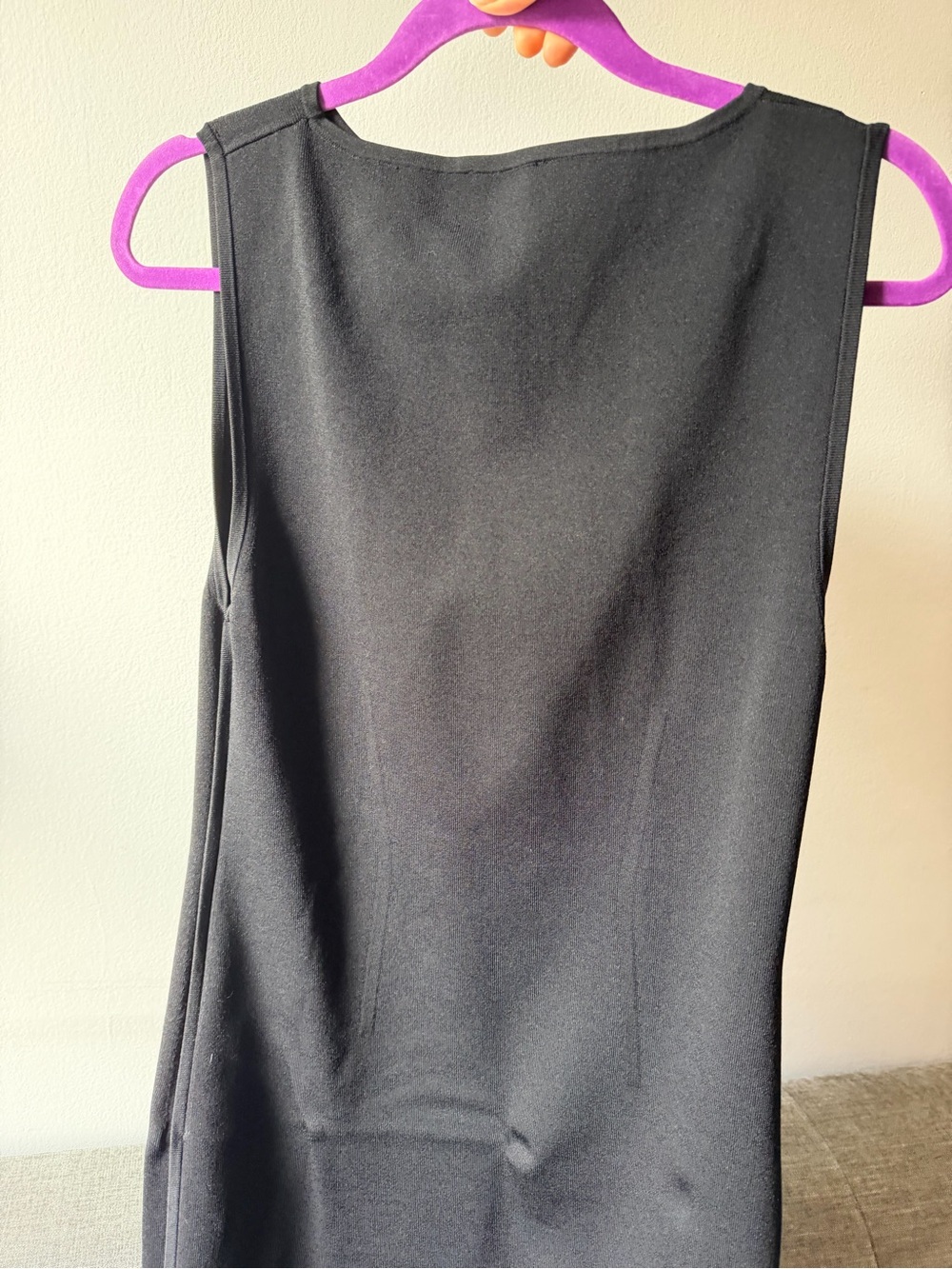 COS Black Sleeveless Heavyweight Knit Dress - Picture 7 of 9